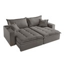 Ver imagem 4 de Sofá Retrátil com Baú Ref 47 - 2501-b Messina