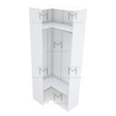 Ver imagem 5 de MÓDULO CANTO PARA CLOSET 2,40A M272.B (CASA OU LOJA) MUNDI MOVEIS