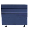 Ver imagem 2 de Cabeceira Estofada Cama Box Queen 160cm Argentina Corino Azul- Mabe Magazine