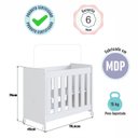 Ver mais imagens de Mini Berço para Quarto de Bebê 4 em 1 Evolutivo