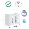 Mini Berço para Quarto de Bebê 4 em 1 Evolutivo - 8