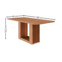 Ver imagem 3 de Mesa de Jantar Ariela Mdf com 6 Cadeiras Estofadas Suede Nude Molci