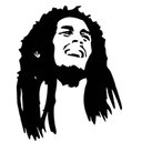 Ver imagem 1 de Adesivo Bob Marley Reggae Decoração Porta Vidro Box Geladeira:preto