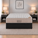 Ver imagem 1 de Cama Box Baú Airtech Viuvo Colchão de Molas Ensacadas Ortobom 128x188x65cm