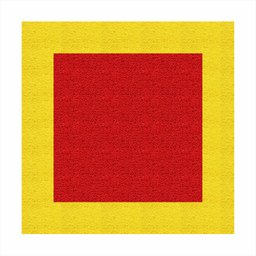 Tapete Demarcador Extintor de Incêndio Bombeiro 1,00x1,00 Cm - 1