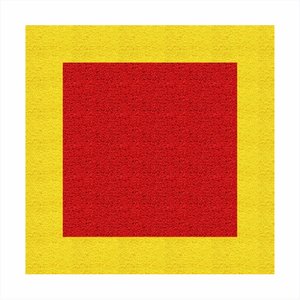 Tapete Demarcador Extintor de Incêndio Bombeiro 1,00x1,00 Cm
