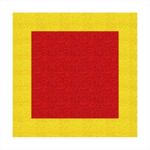 Tapete Demarcador Extintor de Incêndio Bombeiro 1,00x1,00 Cm