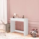 Ver imagem 3 de Penteadeira Organizadora com Espelho Paris para Quarto Menina - Branco