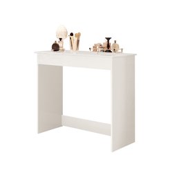 Penteadeira Organizadora com Espelho Paris para Quarto Menina - Branco - 4