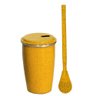 Kit Tereré Copo Alumínio Térmico Bomba Metal Color Amarelo Gastrobel Kit Amarelo - 1