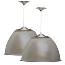 Ver imagem 1 de Kit 2 Pendente Prismatico Poptem 22" Canopla Pequena Cristal Lustre Acrílico Lustre 55cm