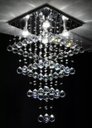 Ver imagem 1 de Lustre de Cristal para Mesa de Jantar com 70cm de Atura