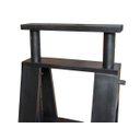 Ver imagem 6 de Cavalete Preto Base para Mesa em Madeira De Demolição com Altura Regulável