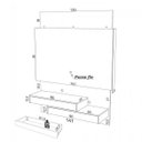 Ver imagem 4 de Painel para Tv até 42 Polegadas 2 Gavetas Tb120 Dalla Costa