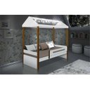 Ver imagem 2 de Cama Solteiro Casinha Montessoriana Fio de Luz e Colchão