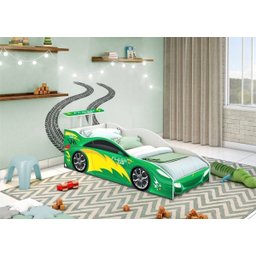 Cama Carro Infantil Verde - 5