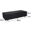 Ver imagem 2 de Base Box Baú Casal Suede Preto (42x138x188)