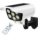 Ver imagem 3 de Super Luminária Solar Sensor Presença Parede Funções Câmera Falsa 7 Cobs 42 Super Leds