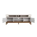 Ver imagem 3 de Rack para TV 75 Polegadas Madeira Maciça 2 Portas Rústico 185,7cm Branco - Apaixone & Decore