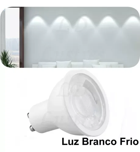 Ver imagem 6 de Kit 4 Lâmpadas Led Gu10 Mr16 6,5w Iluminação Lustre:bivolt/branco Frio