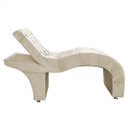 Ver imagem 3 de Maca Estética Estofada Reclinável Ergonômica Spa Veludo Yara:Bege