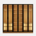 Ver imagem 3 de Guarda-Roupa Planejado 6 Portas Reflecta com LED 100% MDF Orion CabeCasa MadeiraOriginals Marrom/Olmo