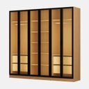 Ver imagem 5 de Guarda-Roupa Planejado 6 Portas Reflecta com LED 100% MDF Orion CabeCasa MadeiraOriginals Marrom/Olmo
