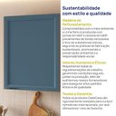 Ver imagem 7 de Armário Aéreo Planejado 1 Porta 60cm Soho CabeCasa MadeiraOriginals Freijó/Azul