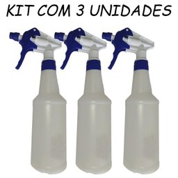 Kit 3 Pulverizadores Borrifador Profissional 500 Ml Spray - 1
