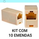 Ver imagem 3 de Amplie sua rede - Kit 10 Conectores RJ45 Fêmea