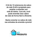 Ver imagem 4 de Amplie sua rede - Kit 10 Conectores RJ45 Fêmea