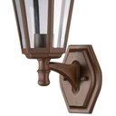 Ver imagem 3 de Arandela de Parede Marrom Bivolt Luminária Colonial Lente Transparente Dital Linha Grega