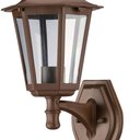 Ver imagem 4 de Arandela de Parede Marrom Bivolt Luminária Colonial Lente Transparente Dital Linha Grega