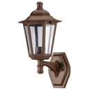 Ver imagem 1 de Arandela de Parede Marrom Bivolt Luminária Colonial Lente Transparente Dital Linha Grega