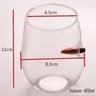 Copo de Vidro Que Tiro Foi Esse Oval 400 ml - 3
