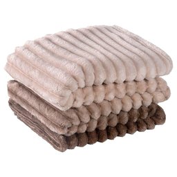 Cobertor Queen Fluffy Manta Flannel Ultrasoft - Cappuccino - 1
