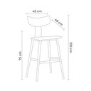 Ver imagem 2 de Kit 4 Banquetas Analu Área Gourmet Rivatti