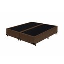 Ver imagem 1 de Cama Box Queen Colchão Mola Ensacada Belos Sonhos + Box Suede 66x158x198 Marrom