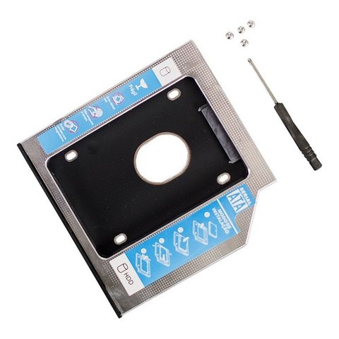 Adaptador Caddy Slim 9,5mm para Hd ou Ssd 2,5 Sata