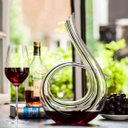 Ver imagem 4 de Decanter de Vinho Premium Design Chifre Retorcido - 1400ml Vitino Decanter de Vinho formato U
