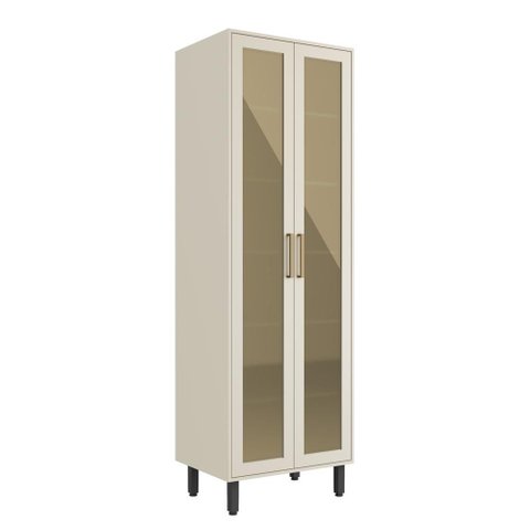 Cristaleira com 2 Portas Vidro Arenas Bossa Nova Bertolini