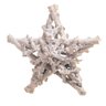 Estrela Natal Rústica Decoração Natal 20Cm Marrom - 1