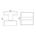 Ver imagem 3 de Acabamento para Registro de Pressão 1/2" e 3/4" com Mecanismo 1/2 Volta Deca Soul Red Gold