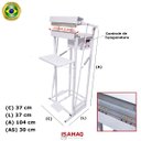 Ver imagem 2 de Seladora para Embalagem Aluminizada com 2 Datas Recravada Pedal 30cm