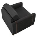 Ver imagem 7 de Conjunto Sofá 3 Lugares 223cm e Poltrona 98cm Amaranto M22 Pu Preto - Mpozenato