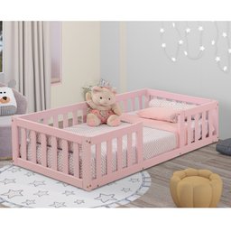 Cama Infantil com Grade Bia sem Colchao Maray - 1