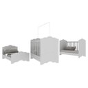 Ver imagem 7 de Berço Nuvem com Grade PVC Branco para Colchão 130x70cm Ref. 0536Pa