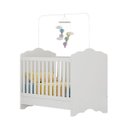 Ver imagem 5 de Berço Nuvem com Grade Pvc Branco para Colchão 130x70cm Ref. 0536pa
