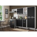 Ver imagem 6 de Cozinha Compacta xangai 9 Portas Multimóveis Branco/Preto