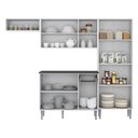 Ver imagem 5 de Cozinha Compacta xangai 9 Portas Multimóveis Br/Laca Fumê